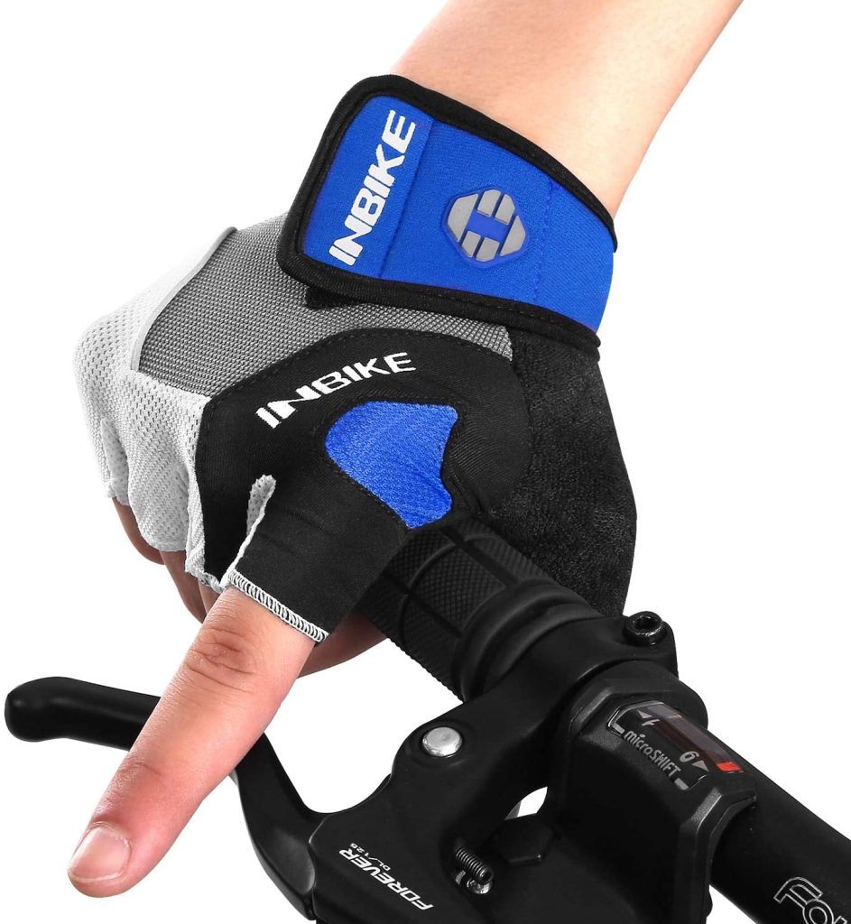 Fingerless Gel Pad Cycling Gloves Unisex