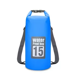 Swim Dry Bag/Backpack - 15L Blue