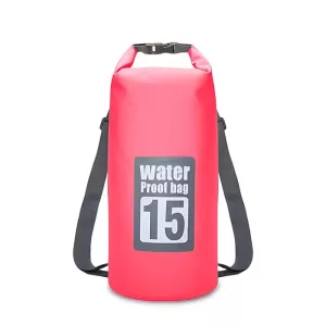 Swim Dry Bag/Backpack - 15L Pink