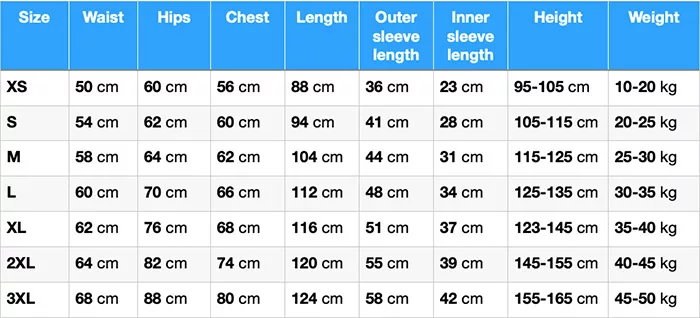 Size guide
