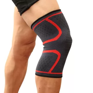 Red knee support