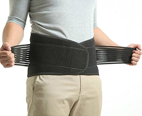 Racbeuk Lumbar Support Belt Lower Back Brace for Lifting Herniated Disc  Sciatica Pain Relief Breathable Lumbar Brace for Men & Women Large