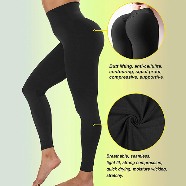 Nylon Mix Spandex Yoga Leggings Performance Yoga Leggings for