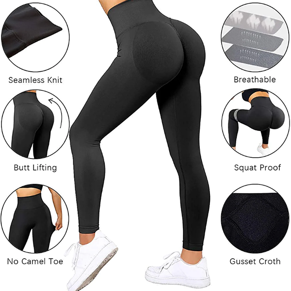 Women's Leggings Butt Lift High Waist Yoga Pants Tiktok Scrunch Tights  Tummy Control Quick Dry Nylon Spandex Yoga Fitness Running Gym Workout  Activewe