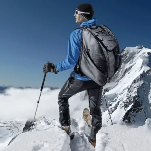 Ski Boot Bag Waterproof Backpack - Grey