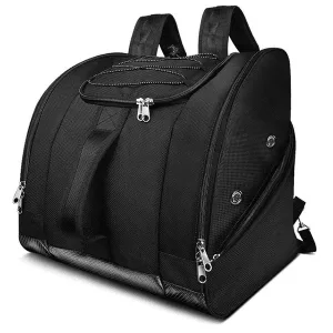Ski Boot Bag Waterproof Backpack - Black