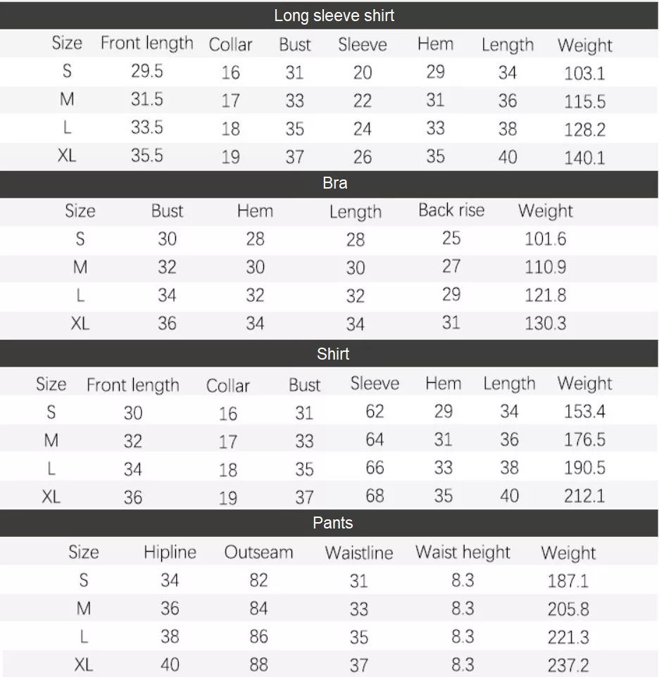 Size guide