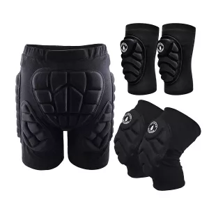 Snowboarding Impact Padded Shorts and Knee Protection