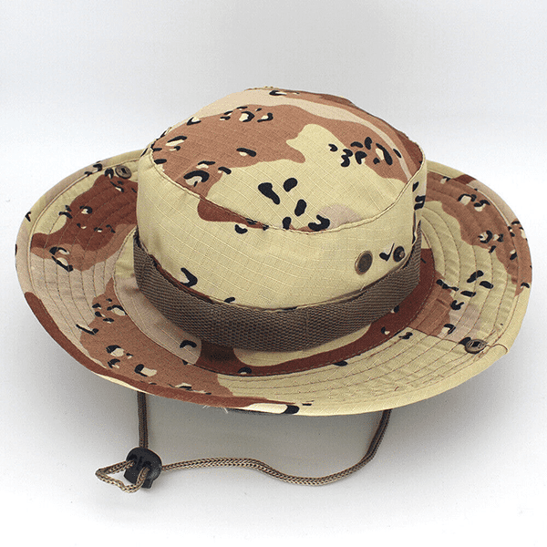 Camouflage Sun Protector Fishing Hat For Outdoor