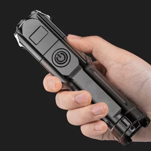 Telescopic Flashlight USB Rechargeable Strong Light