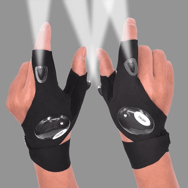 Flashlight gloves