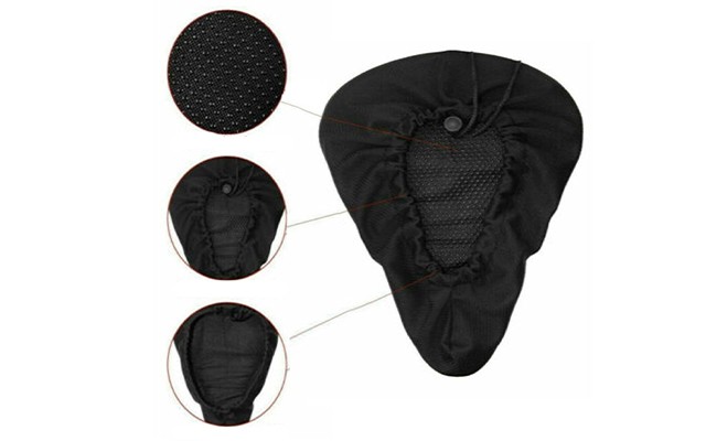 Padded gel bike seat 2024 cover