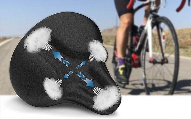 Road bike on sale seat pad