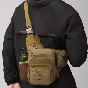 crossbody bag, chest bag, climbing bag, molle bag, hiking bag, chest pouch, tactical chest bag, tactical pouch