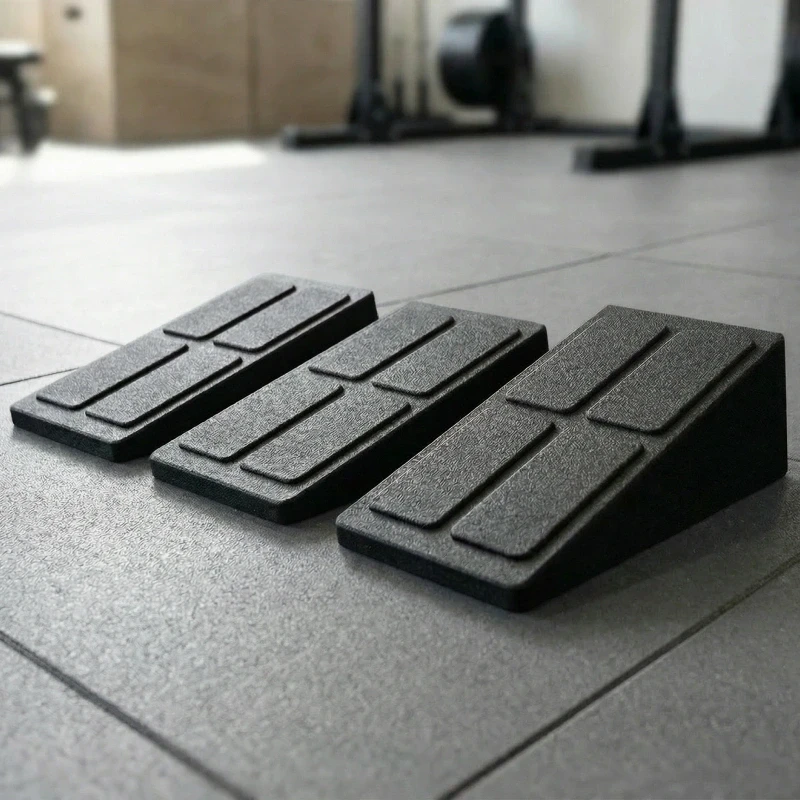 squat wedge, squat wedge block, yoga bricks, squat heel wedge, slant board